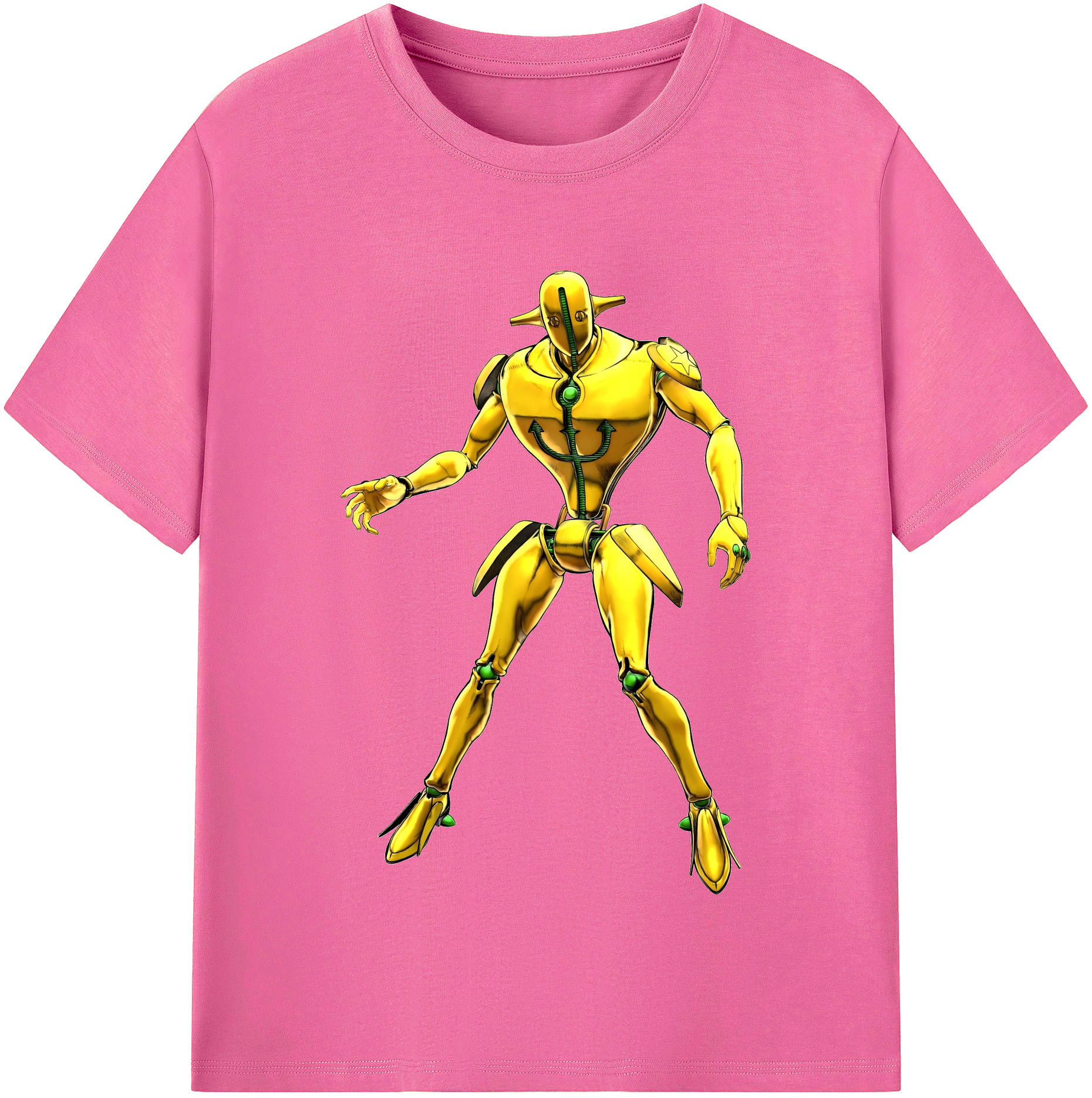 （画像用） ジョジョの奇妙な冒険 JoJo's Bizarre Adventure レディースカジュアルプリントTシャツ（綿100％）